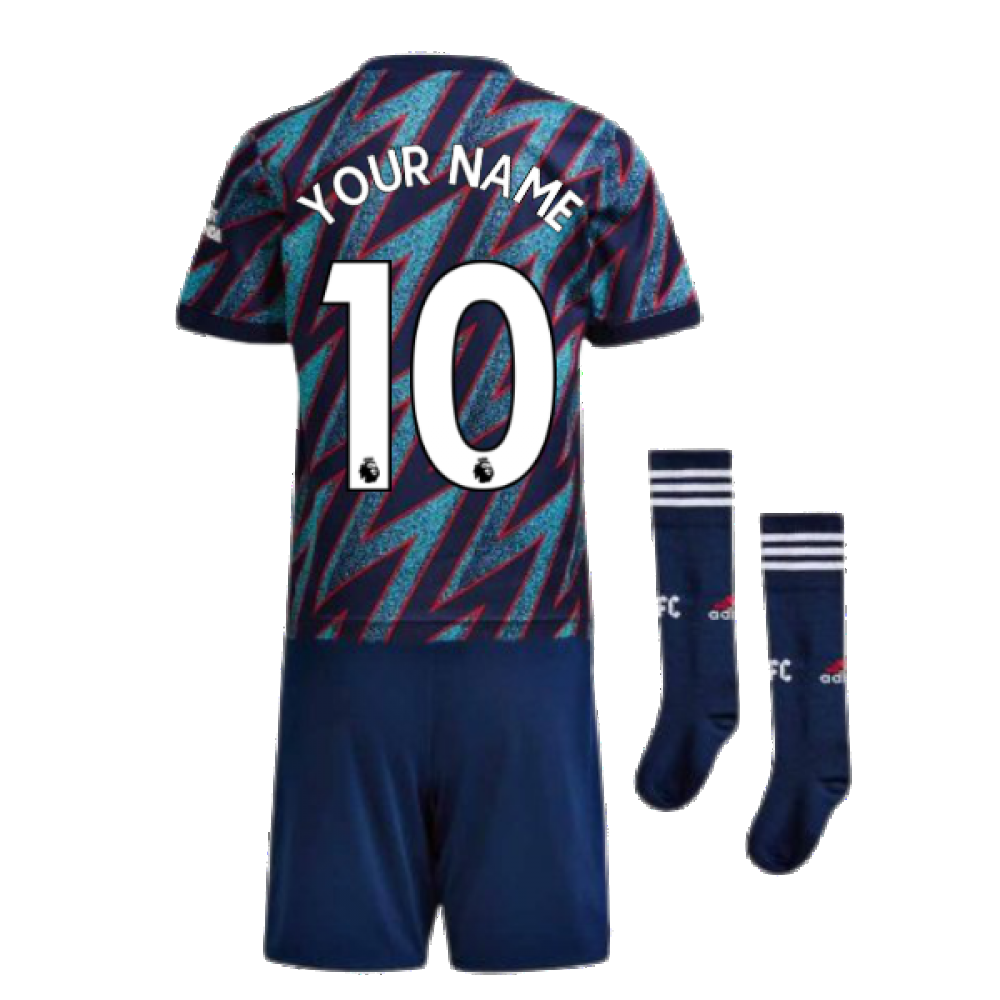 Arsenal 2021-2022 Third Mini Kit (Your Name)