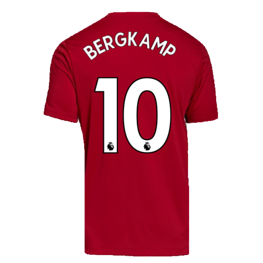 Arsenal 2021-2022 Training Tee (Active Maroon) (BERGKAMP 10)