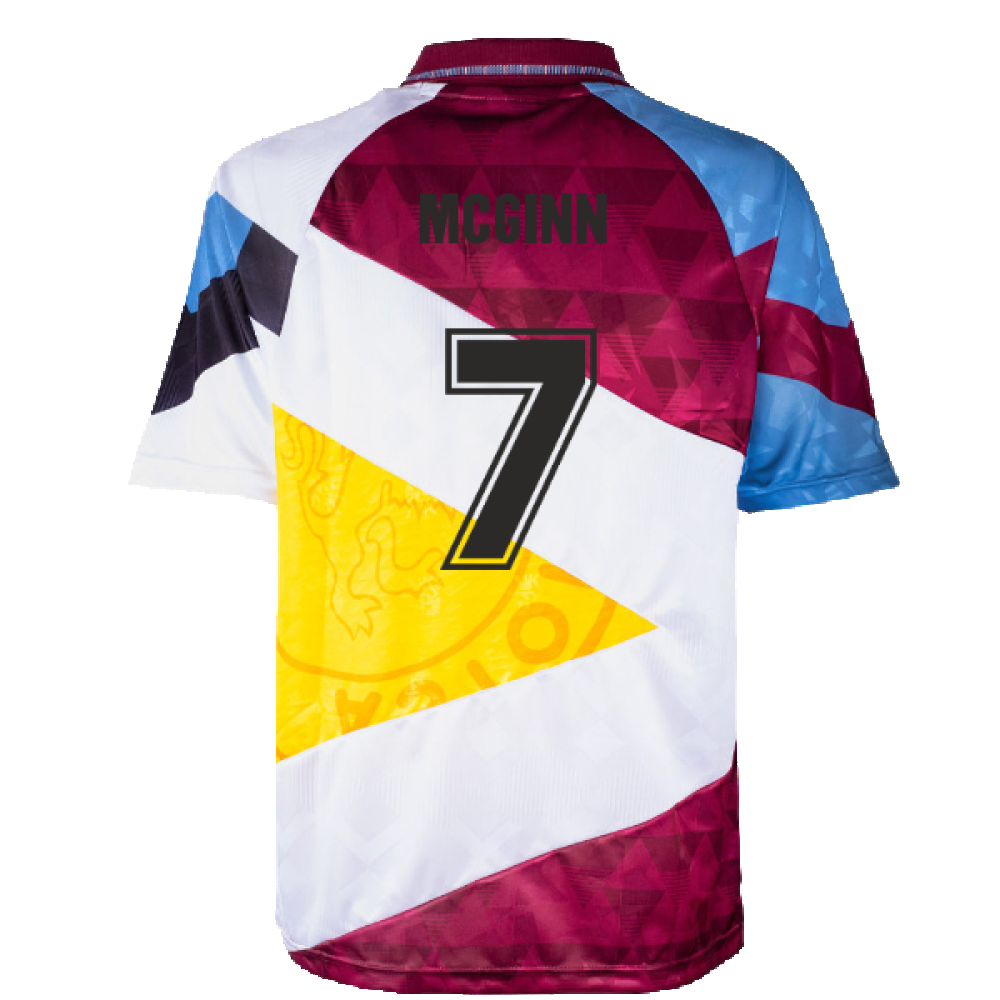 Aston Villa 1990 Mash Up Retro Football Shirt (McGinn 7)