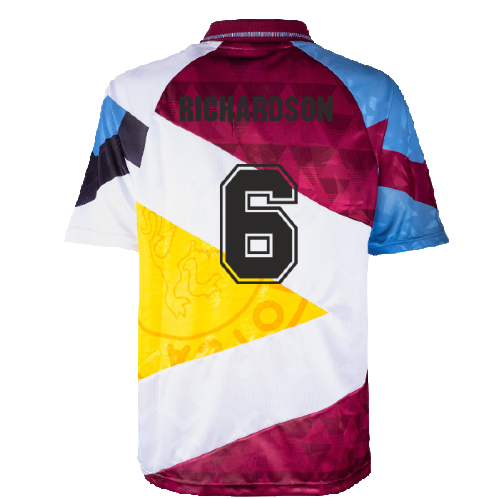 Aston Villa 1990 Mash Up Retro Football Shirt (Richardson 6)