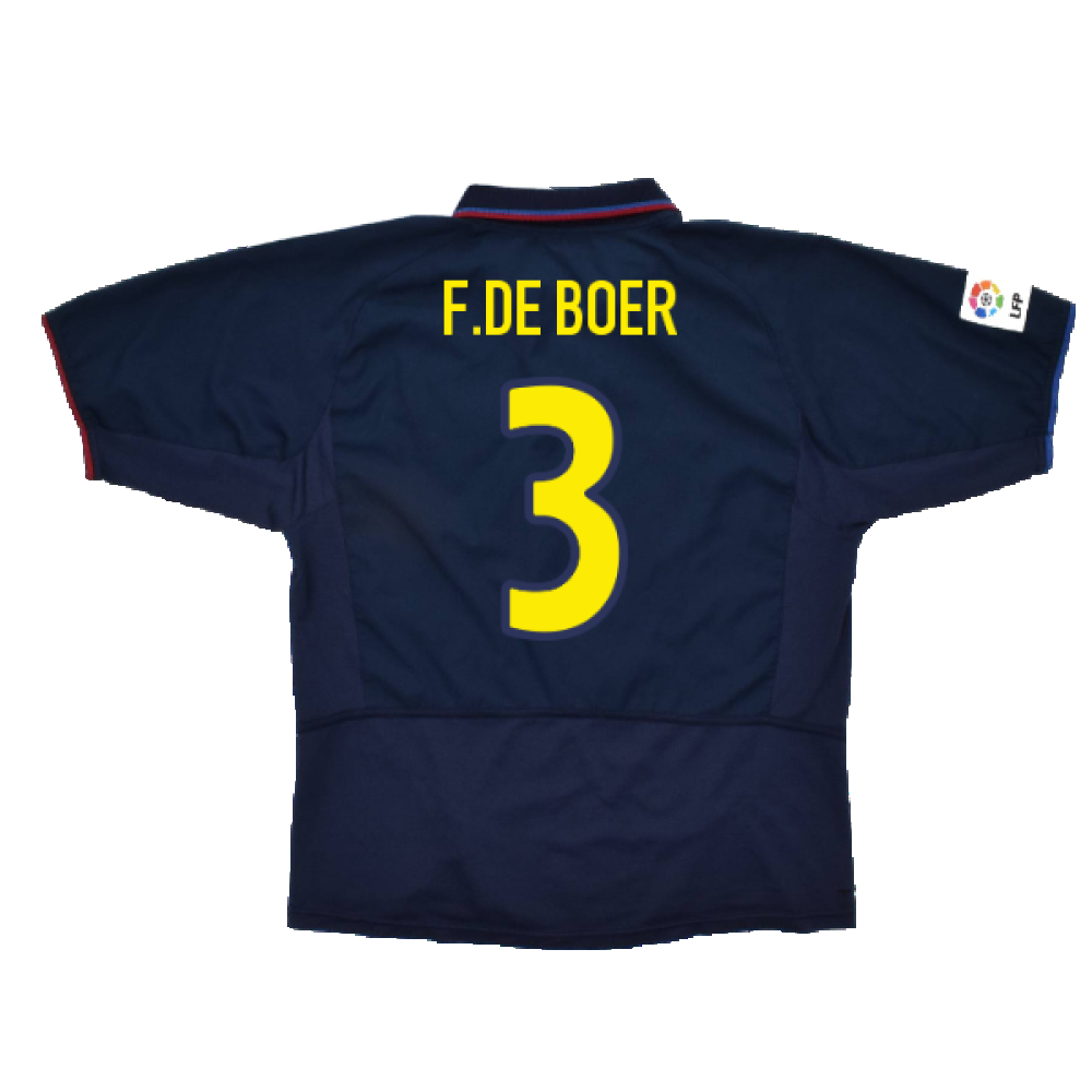 Barcelona 2002-04 Away (Excellent) (F.De Boer 3)