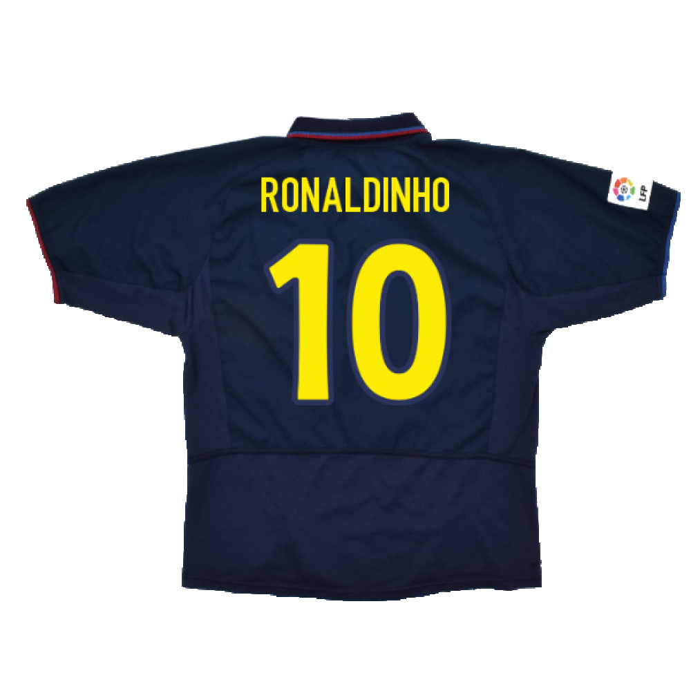 Barcelona 2002-04 Away (Excellent) (Ronaldinho 10)