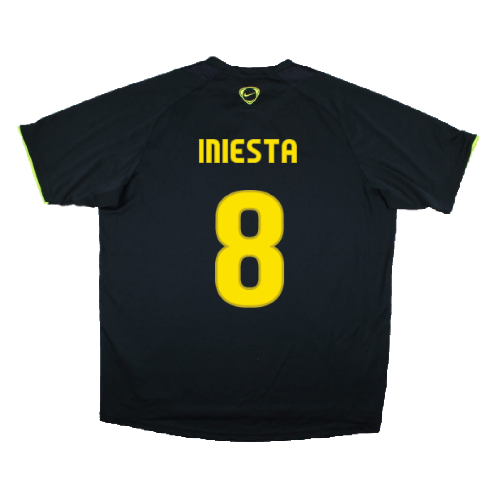 Barcelona 2008-09 Nike Training Shirt (2XL) (Iniesta 8) (Excellent)