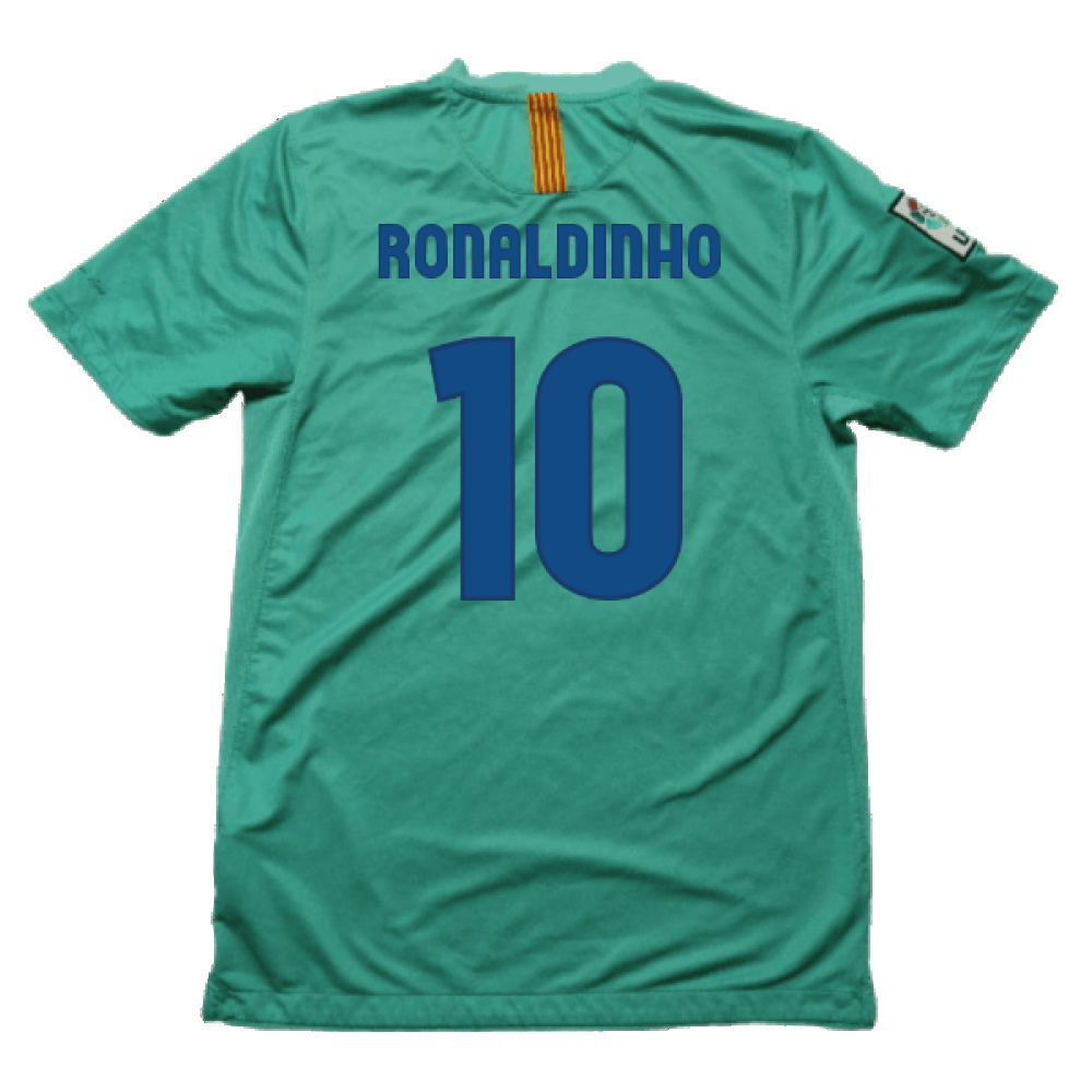 Barcelona 2010-11 Away Shirt (S) (Good) (Ronaldinho 10)