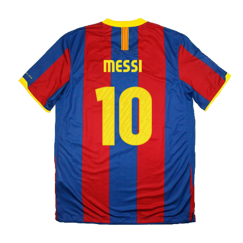 Barcelona 2010-11 Home Shirt (L) (Very Good) (Messi 10)