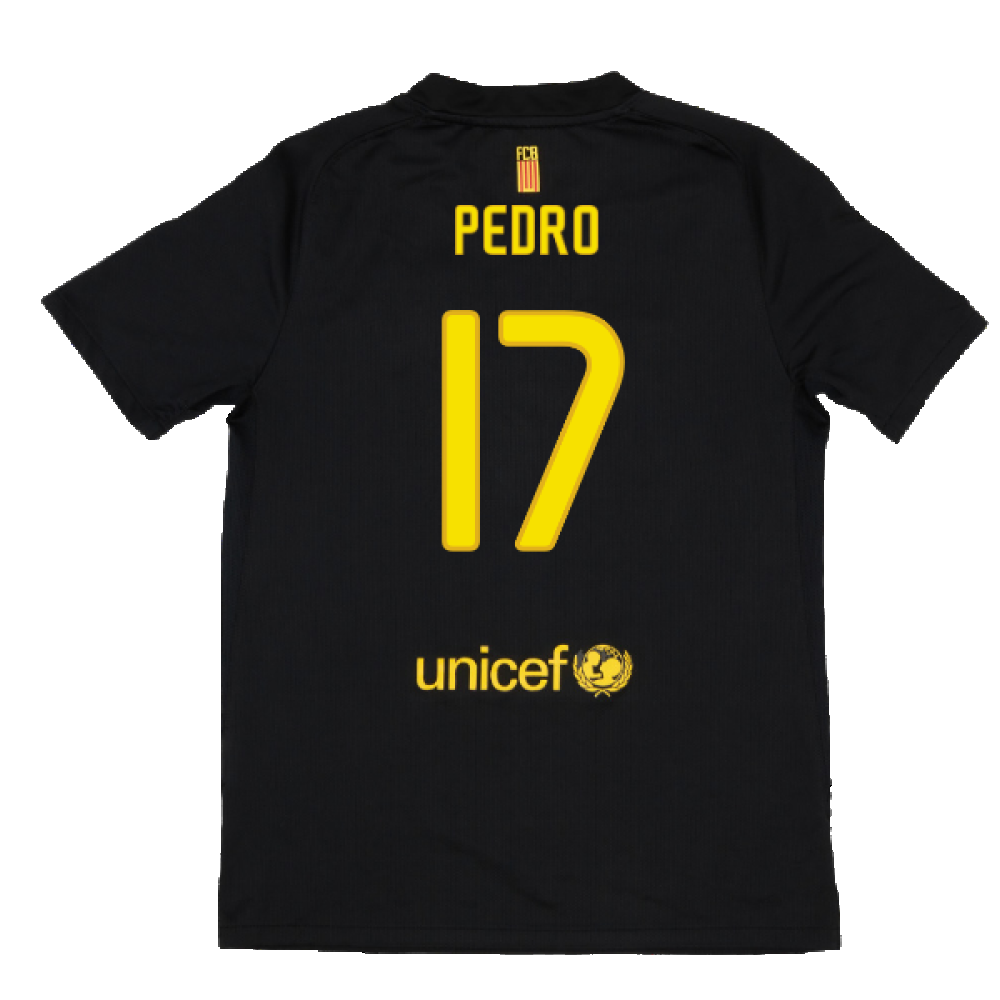 Barcelona 2011-12 Away Shirt (XL) (Mint) (Pedro 17)