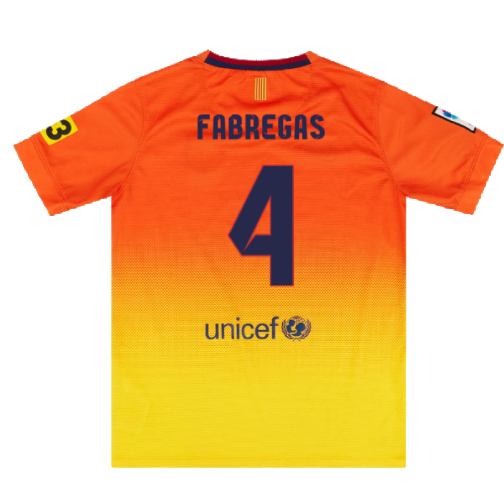 Barcelona 2012-13 Away Shirt (Very Good) (Fabregas 4)