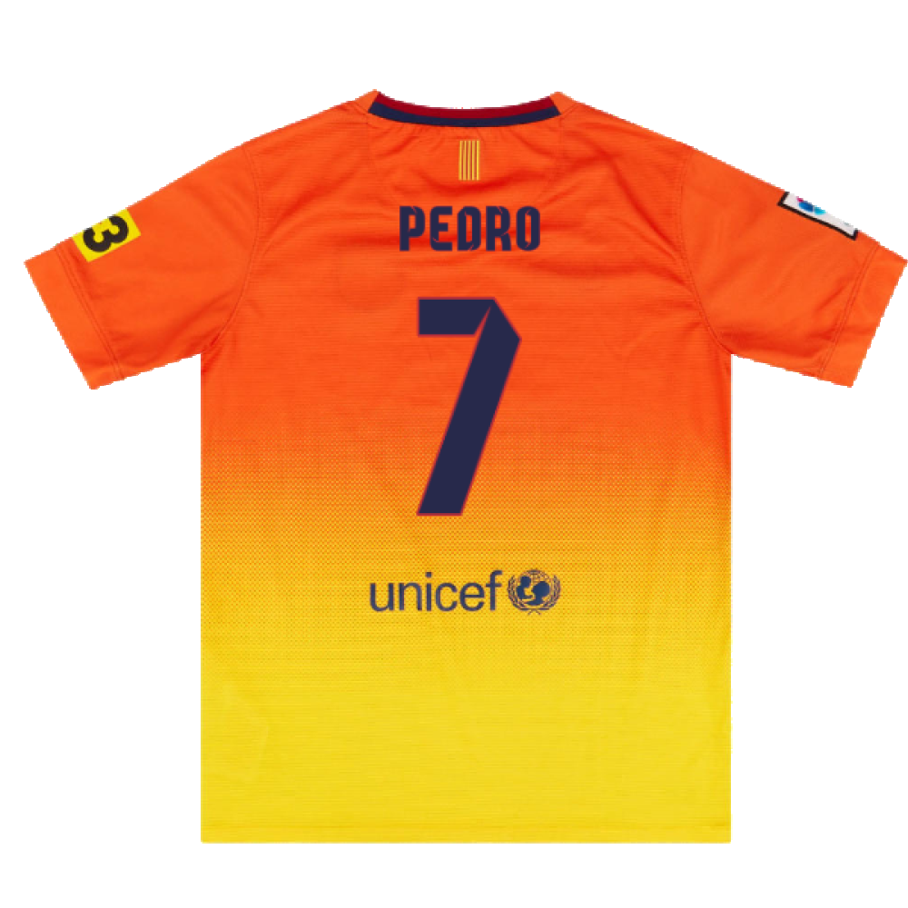 Barcelona 2012-13 Away Shirt (XL) (Very Good) (Pedro 7)