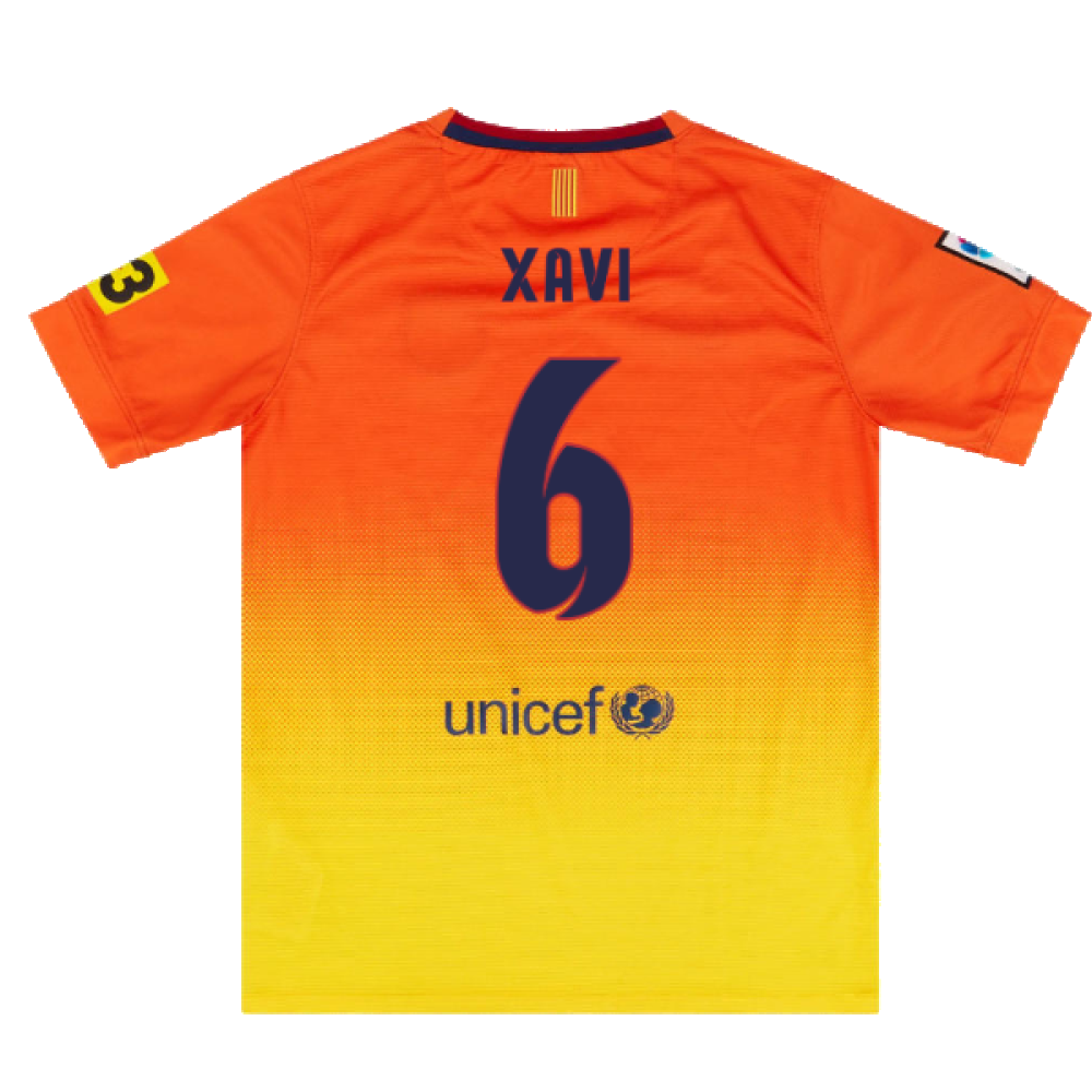 Barcelona 2012-13 Away Shirt (XL) (Very Good) (Xavi 6)