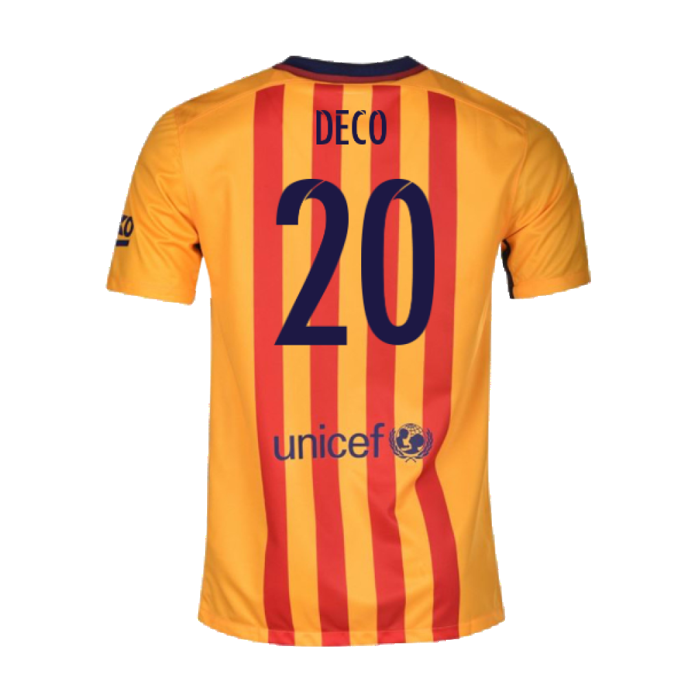 Barcelona 2015-16 Away Shirt (2XL) (Mint) (Deco 20)