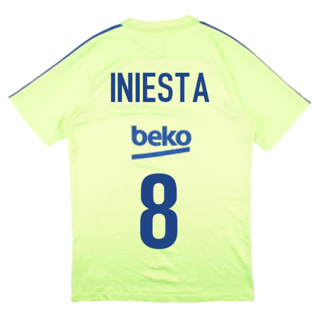 Barcelona 2016-17 Nike Training Shirt (S) (Iniesta 8) (Good)