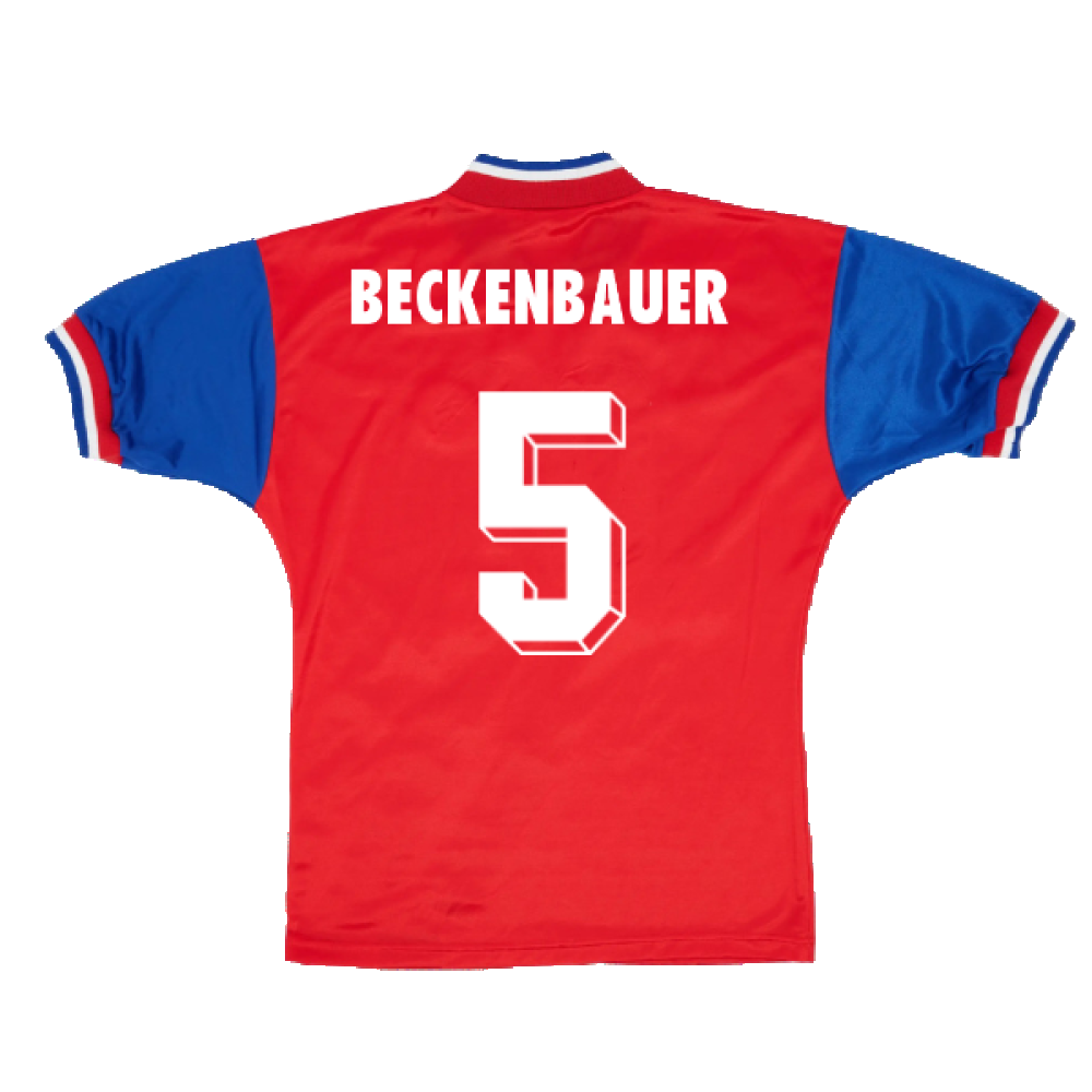 Bayern Munich 1993-95 Home Shirt (Very Good) (Beckenbauer 5)