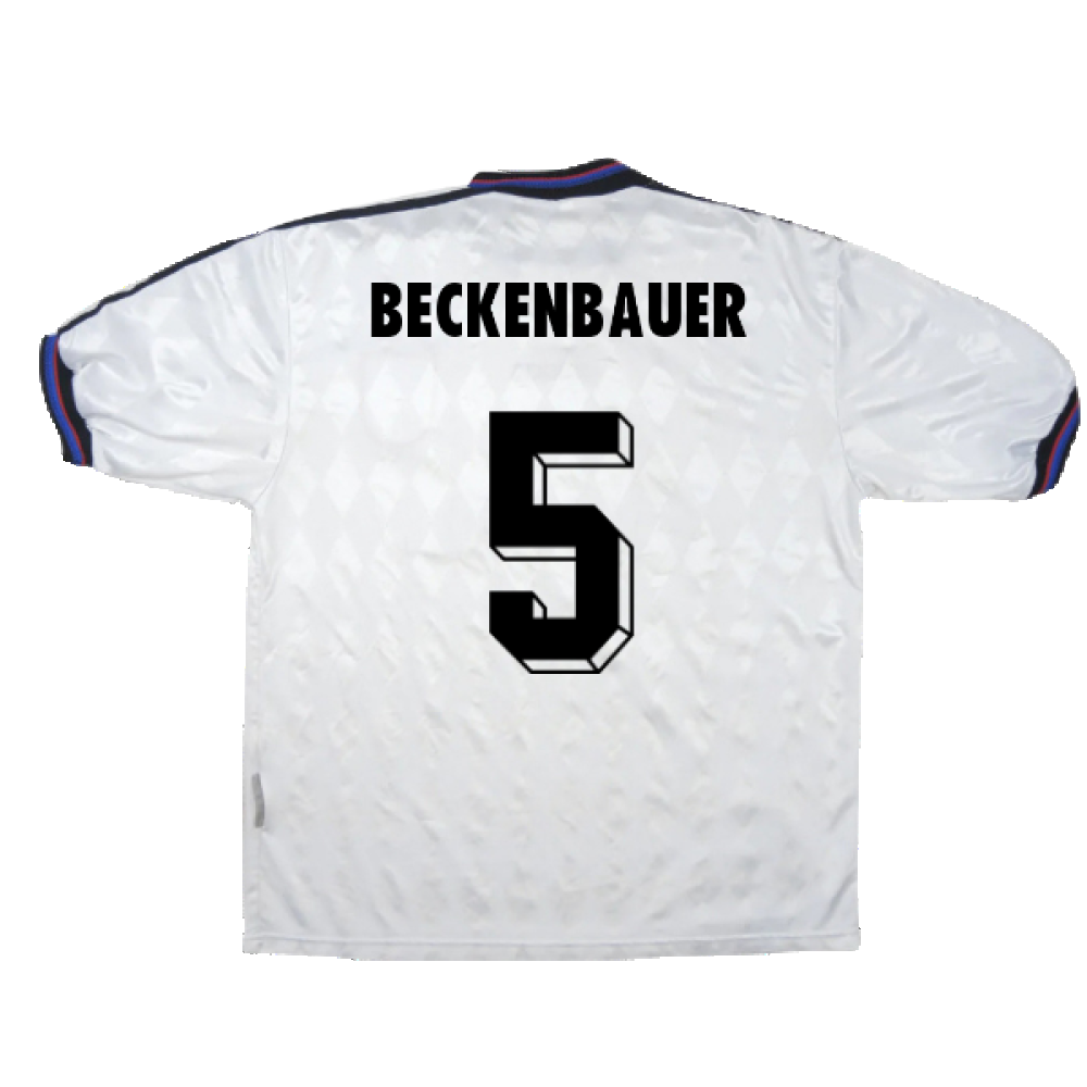 Bayern Munich 1996-98 Away Shirt (L) Strunz #8 (Fair) (Beckenbauer 5)