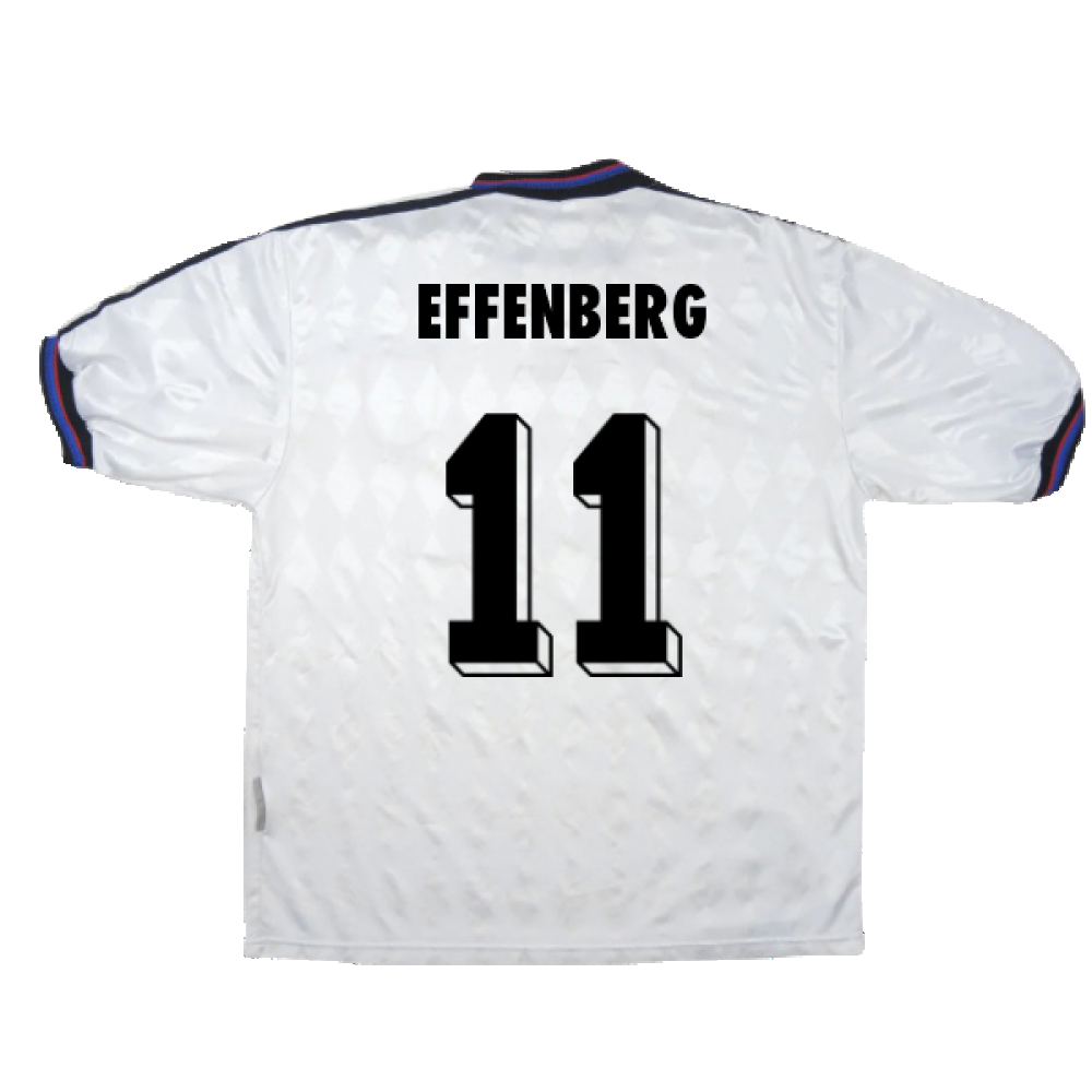 Bayern Munich 1996-98 Away Shirt (L) Strunz #8 (Fair) (Effenberg 11)