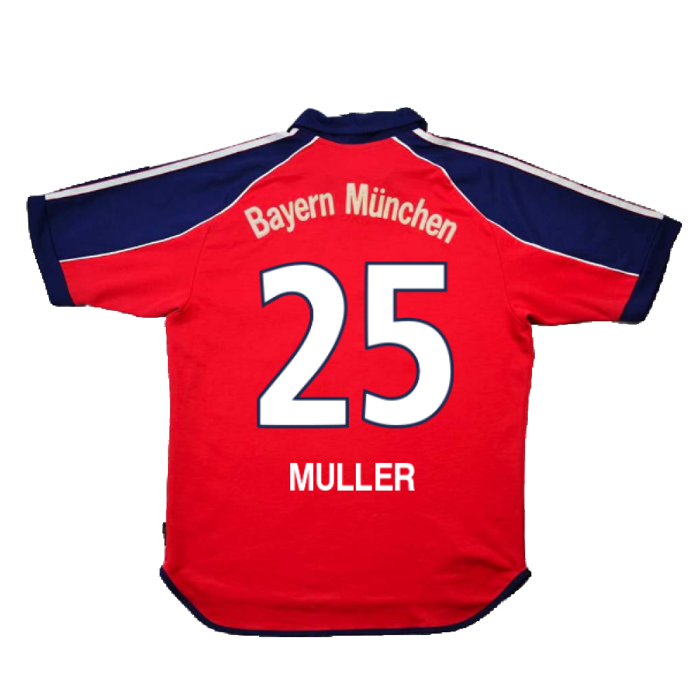 Bayern Munich 1999-01 Home Shirt (XL) (Very Good) (Muller 25)