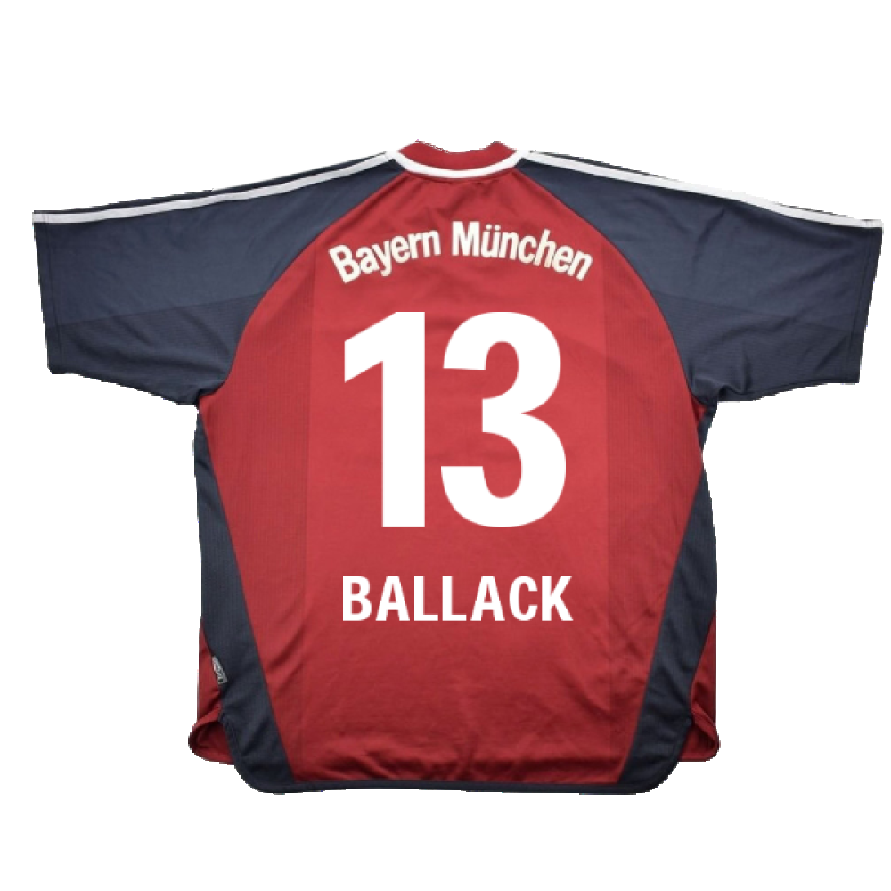 Bayern Munich 2001-02 Home Shirt (S) (Good) (Ballack 13)