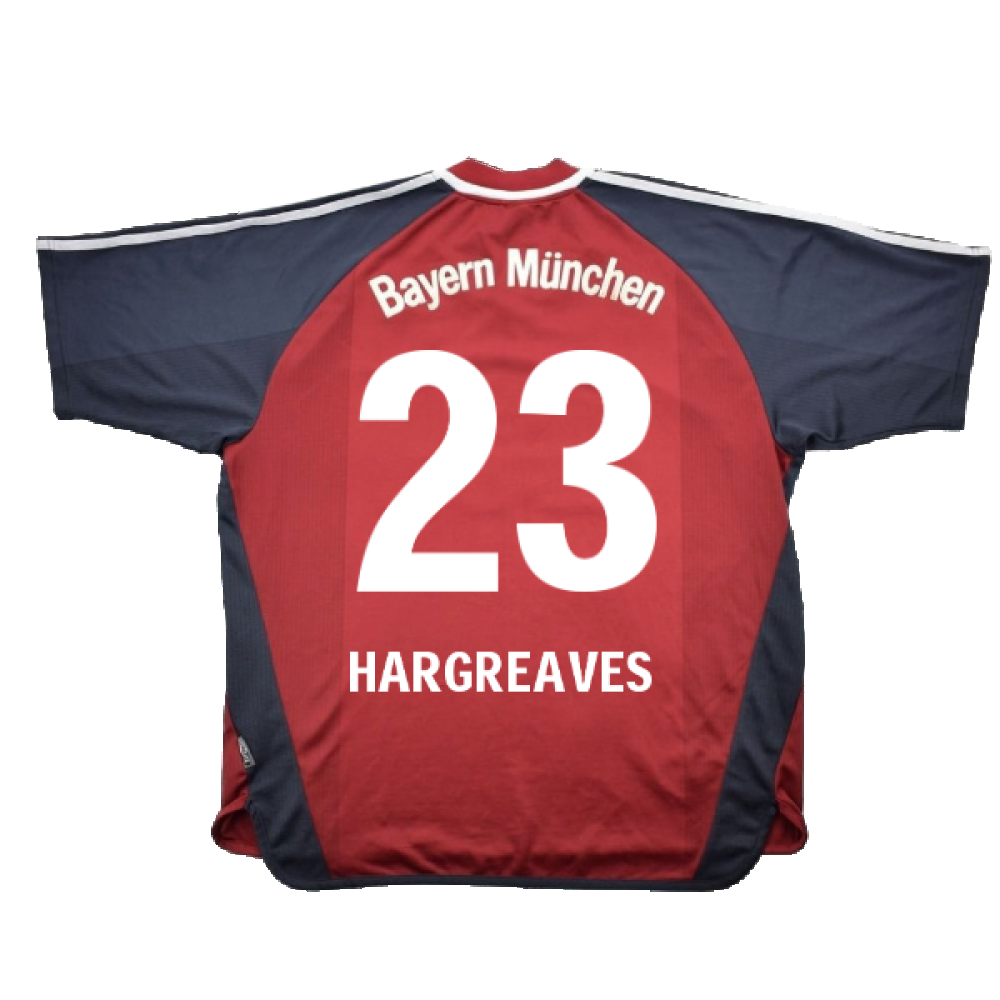 Bayern Munich 2001-02 Home Shirt (S) (Good) (Hargreaves 23)