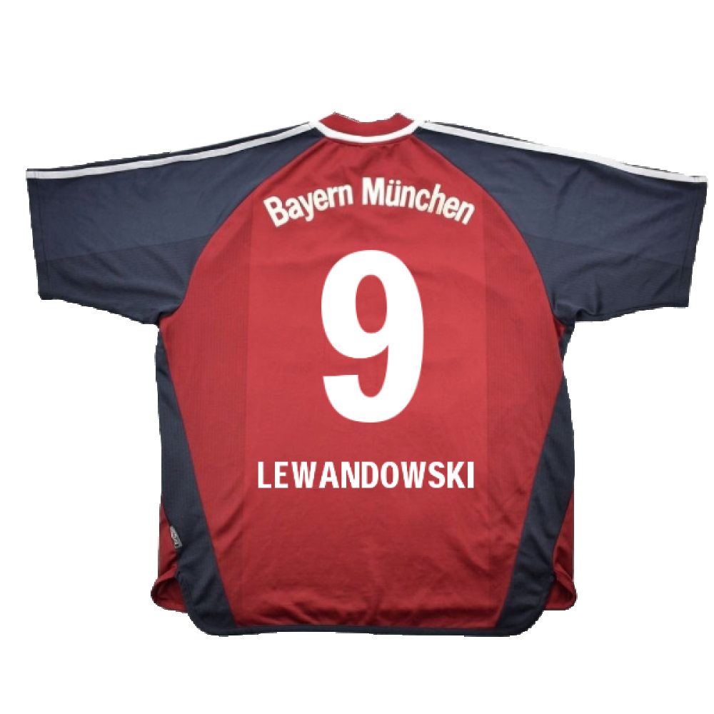 Bayern Munich 2001-02 Home Shirt (S) (Good) (Lewandowski 9)