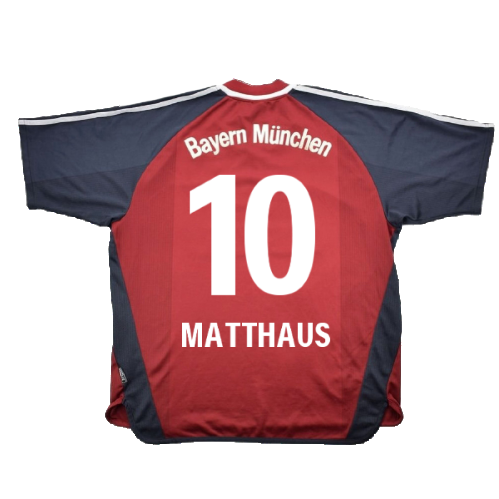 Bayern Munich 2001-02 Home Shirt (S) (Good) (Matthaus 10)