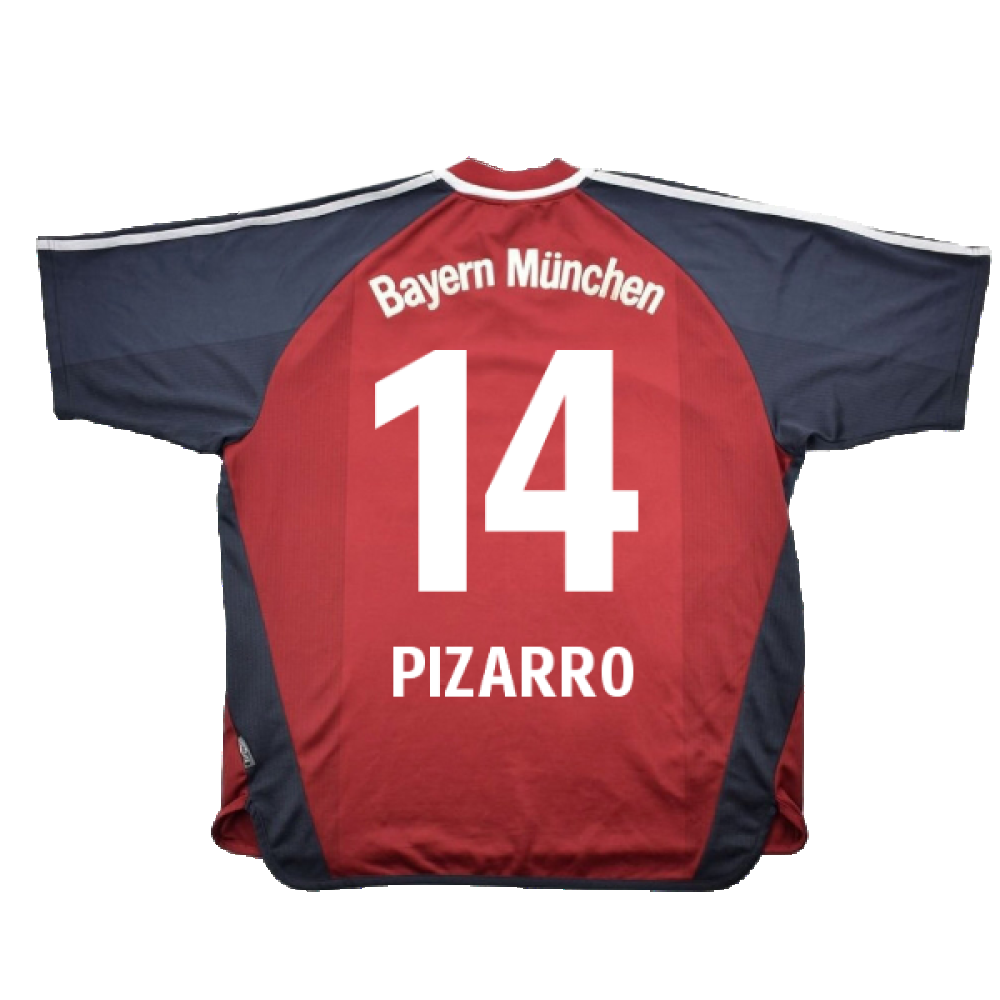 Bayern Munich 2001-02 Home Shirt (S) (Good) (Pizarro 14)