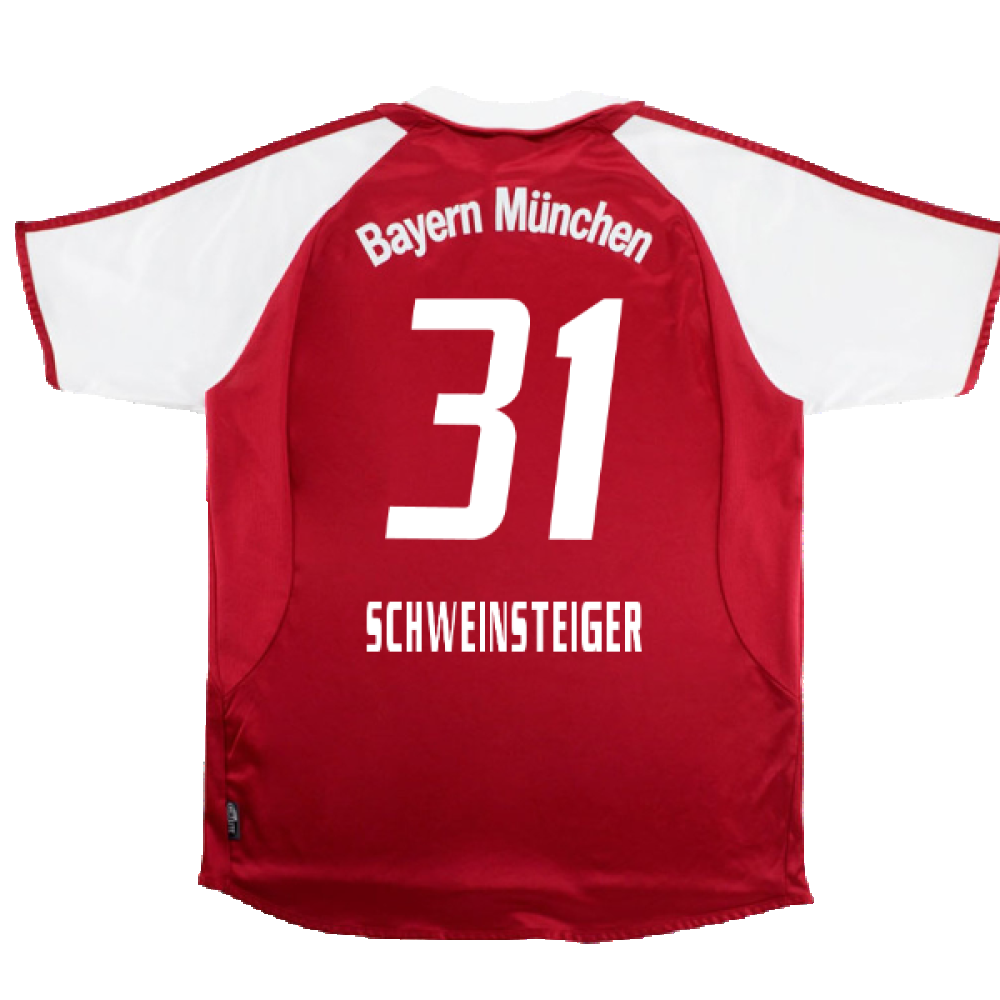 Bayern Munich 2003-04 Home Shirt (XXL) Makaay #10 (Very Good) (Schweinsteiger 31)