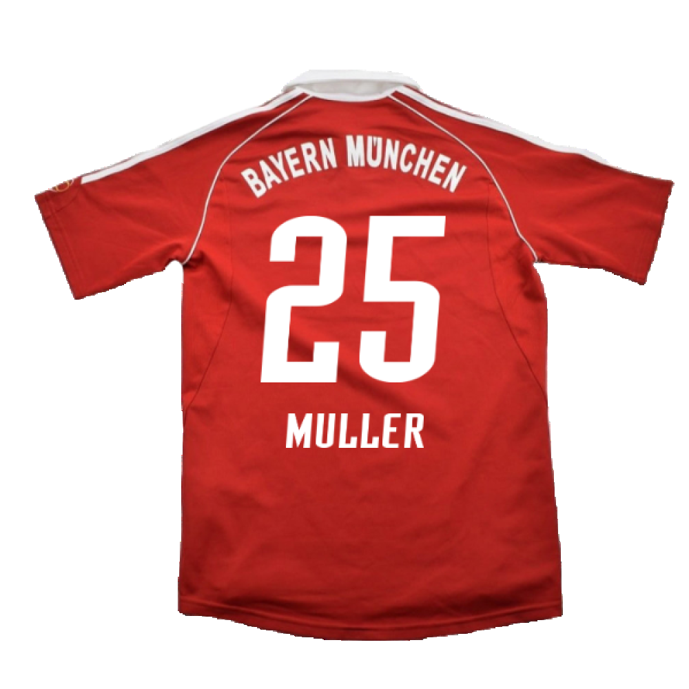 Bayern Munich 2006-07 Home Shirt (Excellent) (Muller 25)