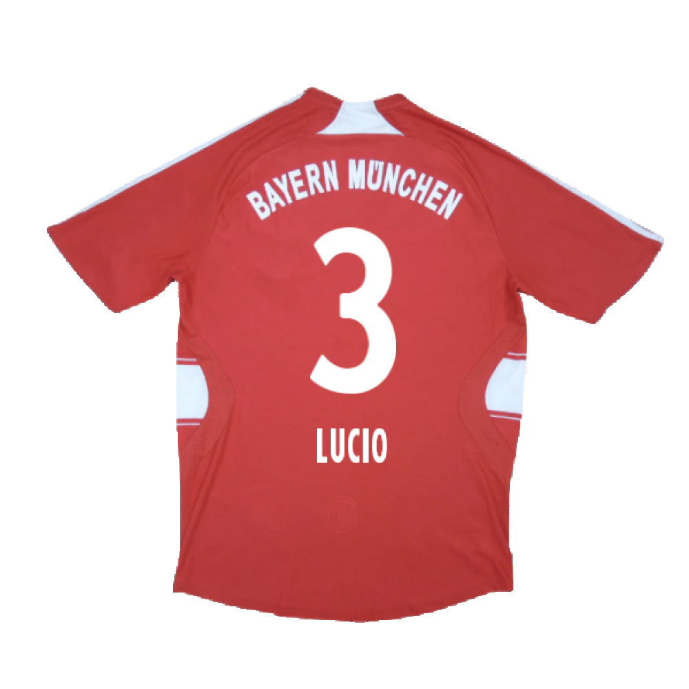 Bayern Munich 2007-09 Home Shirt (M) (Fair) (Lucio 3)