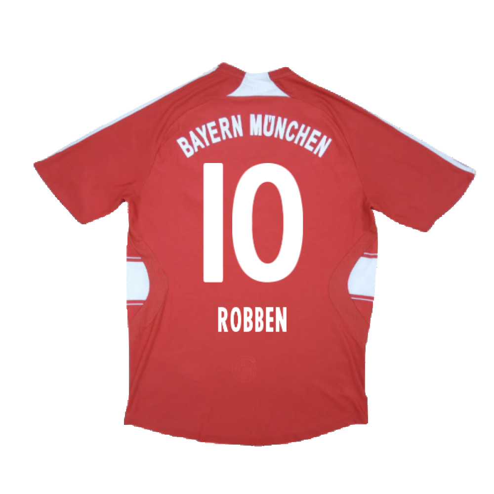 Bayern Munich 2007-09 Home Shirt (M) (Fair) (Robben 10)