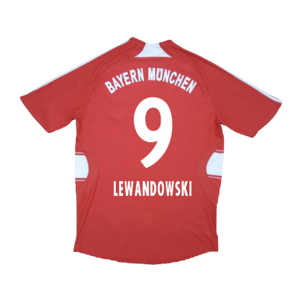 Bayern Munich 2007-09 Home Shirt (XL Boys) Schweinsteiger #31 (Good) (Lewandowski 9)