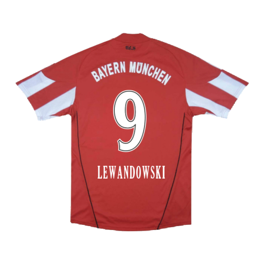 Bayern Munich 2010-11 Home Shirt (Good) (Lewandowski 9)