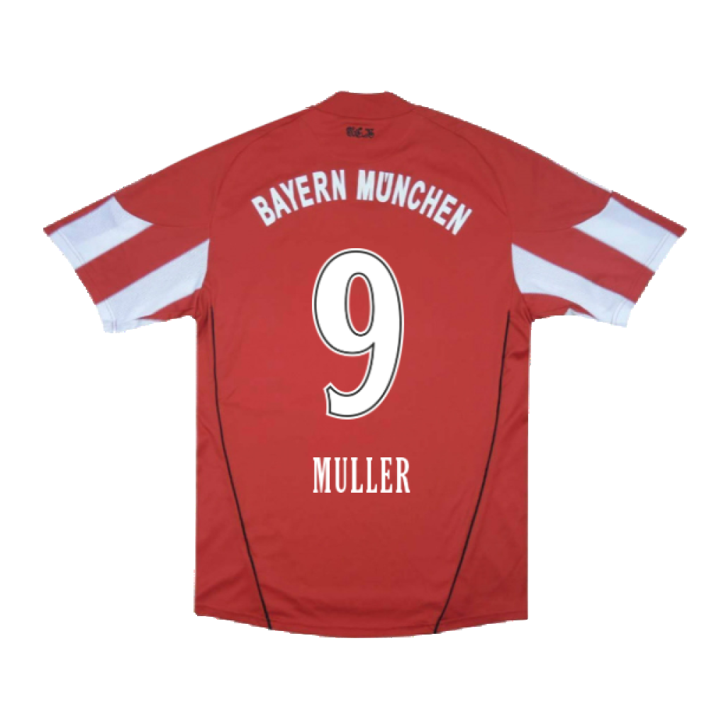 Bayern Munich 2010-11 Home Shirt (Good) (Muller 9)