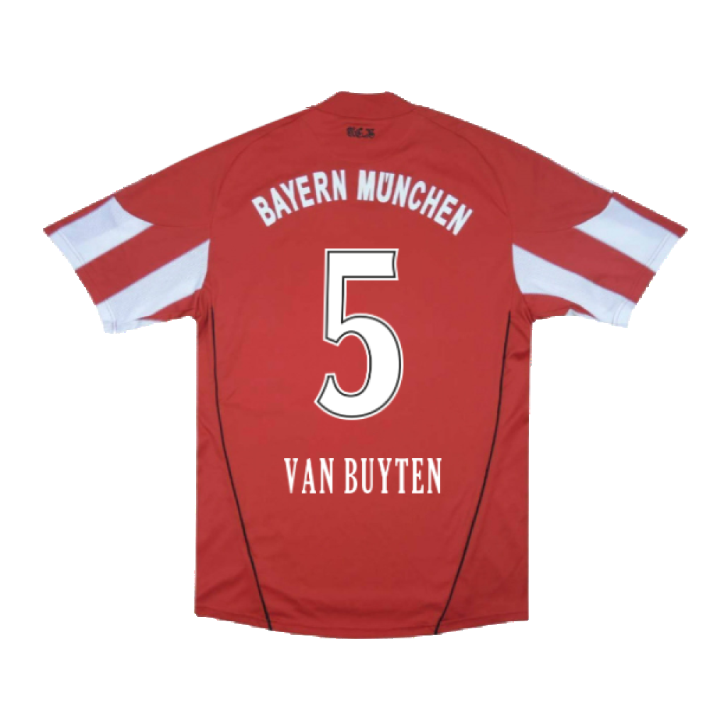 Bayern Munich 2010-11 Home Shirt (Good) (Van Buyten 5)