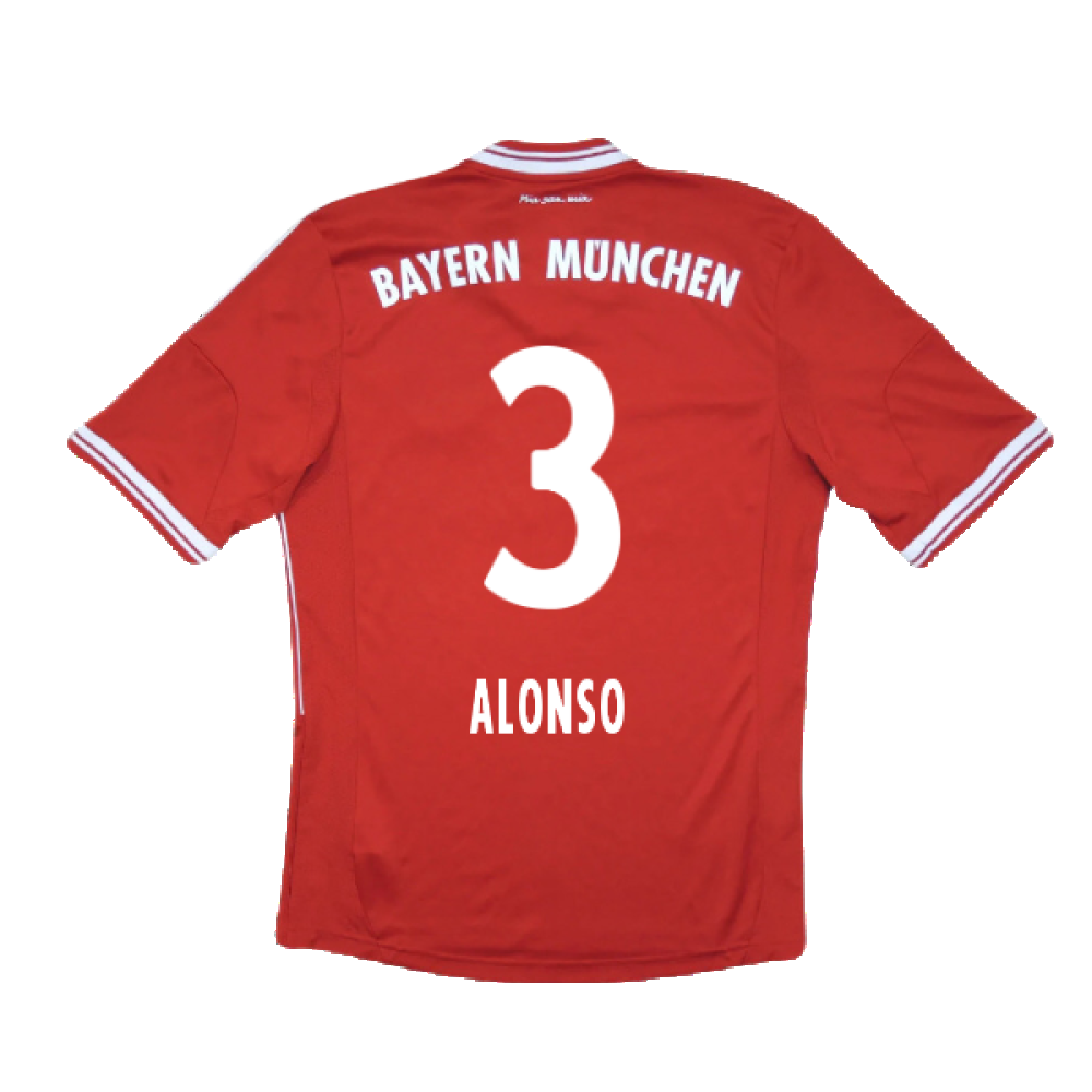 Bayern Munich 2013-14 Home Shirt (Excellent) (Alonso 3)