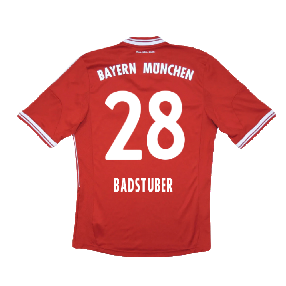 Bayern Munich 2013-14 Home Shirt (Excellent) (Badstuber 28)