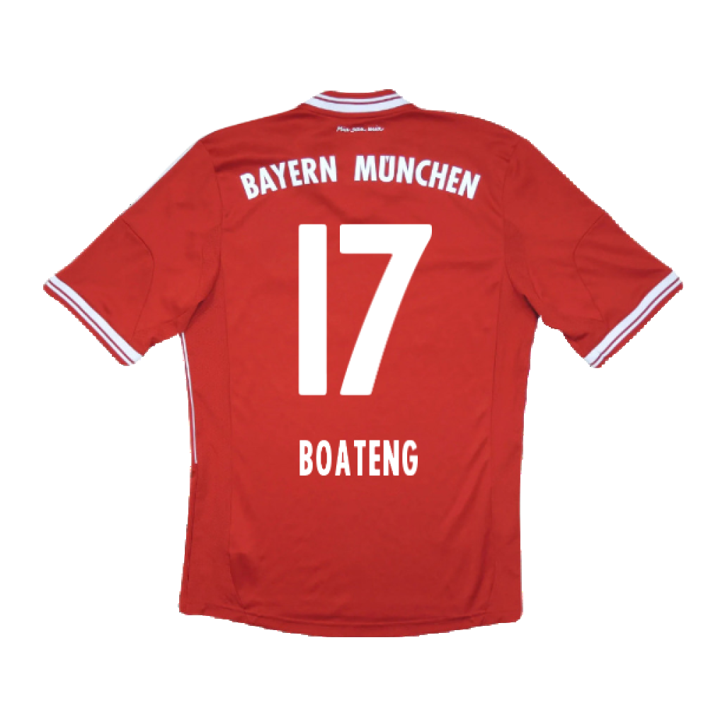 Bayern Munich 2013-14 Home Shirt (Excellent) (Boateng 17)