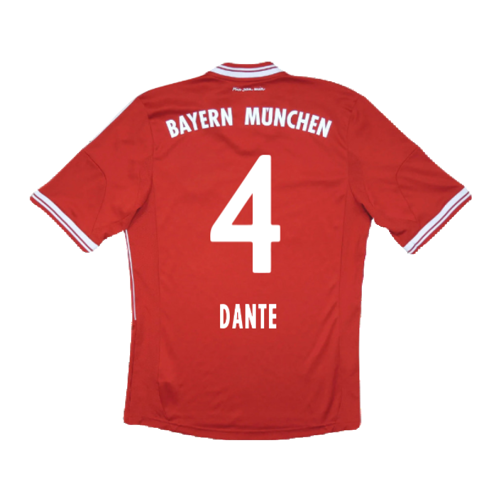 Bayern Munich 2013-14 Home Shirt (Excellent) (Dante 4)