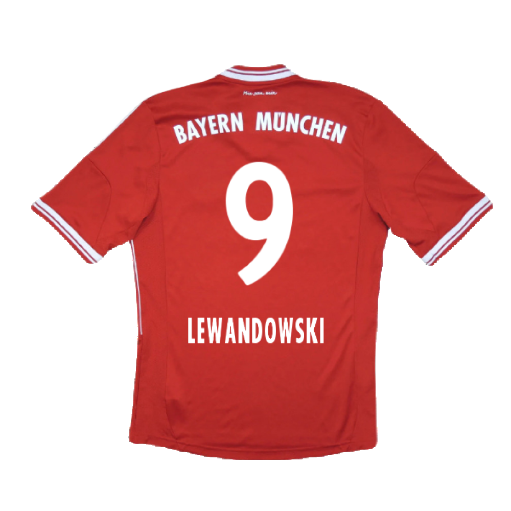 Bayern Munich 2013-14 Home Shirt (Excellent) (Lewandowski 9)