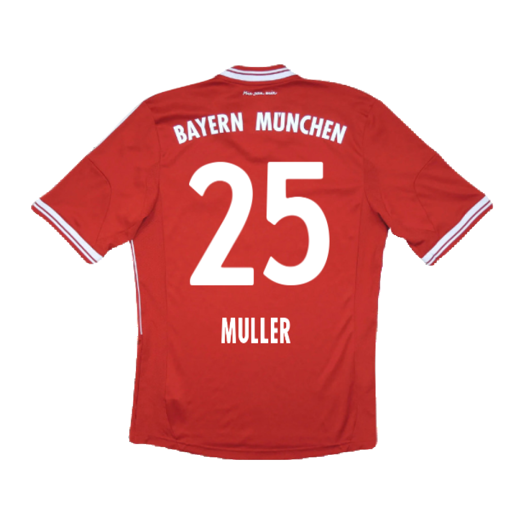 Bayern Munich 2013-14 Home Shirt (Excellent) (Muller 25)