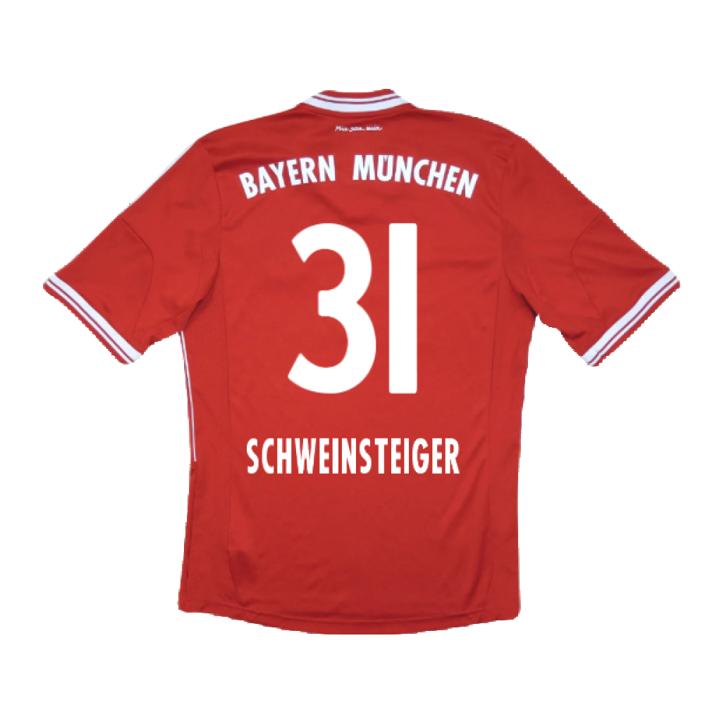 Bayern Munich 2013-14 Home Shirt (Excellent) (Schweinsteiger 31)