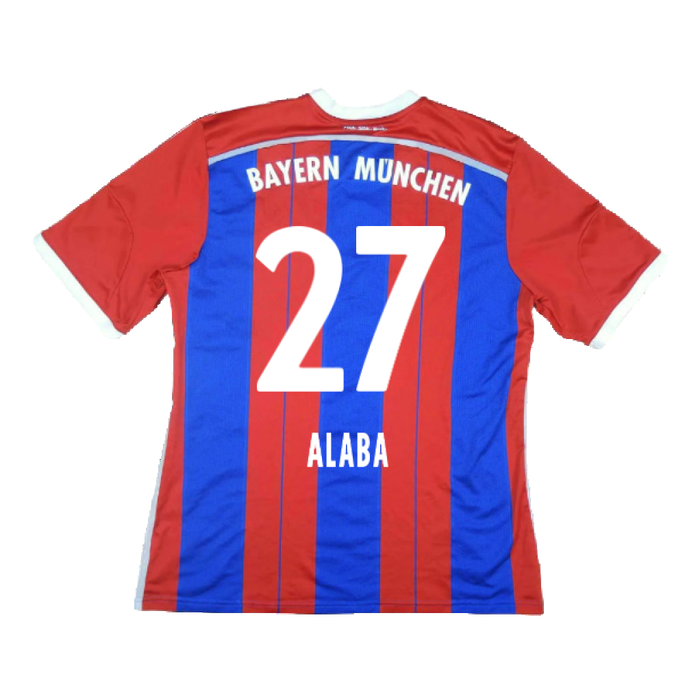 Bayern Munich 2014-15 Home Shirt (S) (Excellent) (Alaba 27)