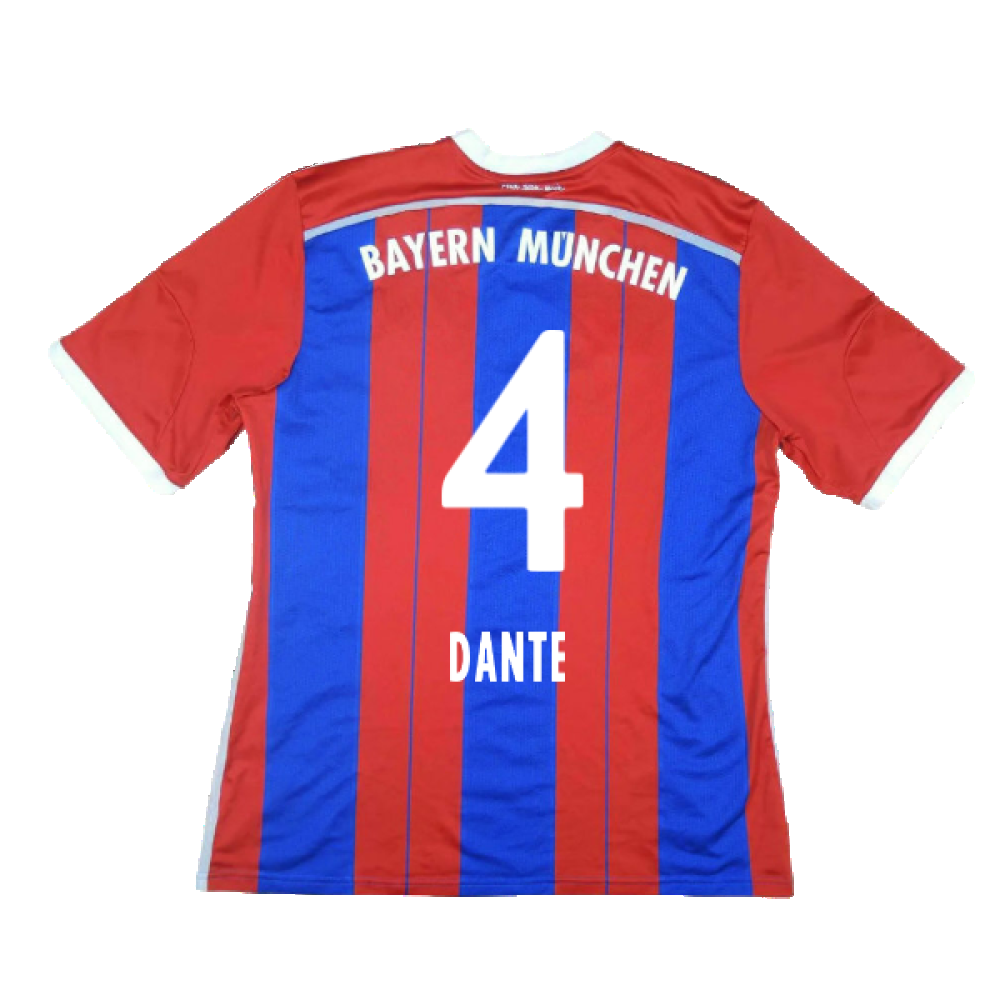 Bayern Munich 2014-15 Home Shirt (S) (Excellent) (Dante 4)