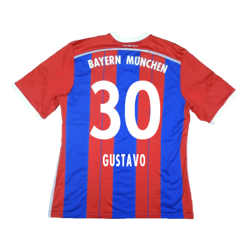 Bayern Munich 2014-15 Home Shirt (S) (Excellent) (Gustavo 30)