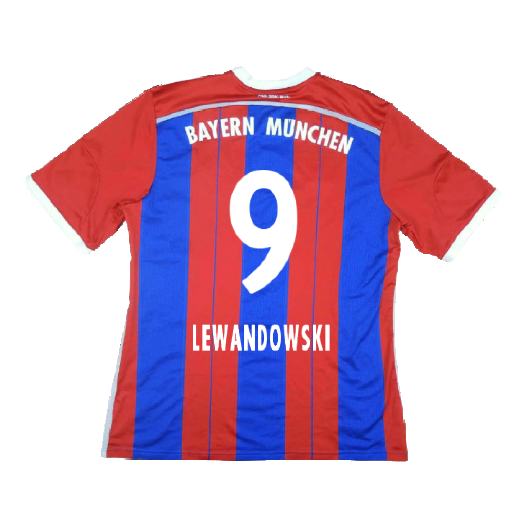 Bayern Munich 2014-15 Home Shirt (S) (Excellent) (Lewandowski 9)