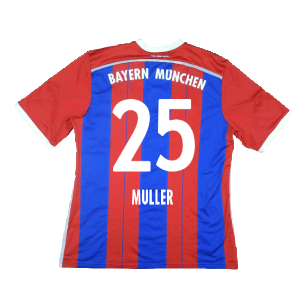 Bayern Munich 2014-15 Home Shirt (S) (Excellent) (Muller 25)