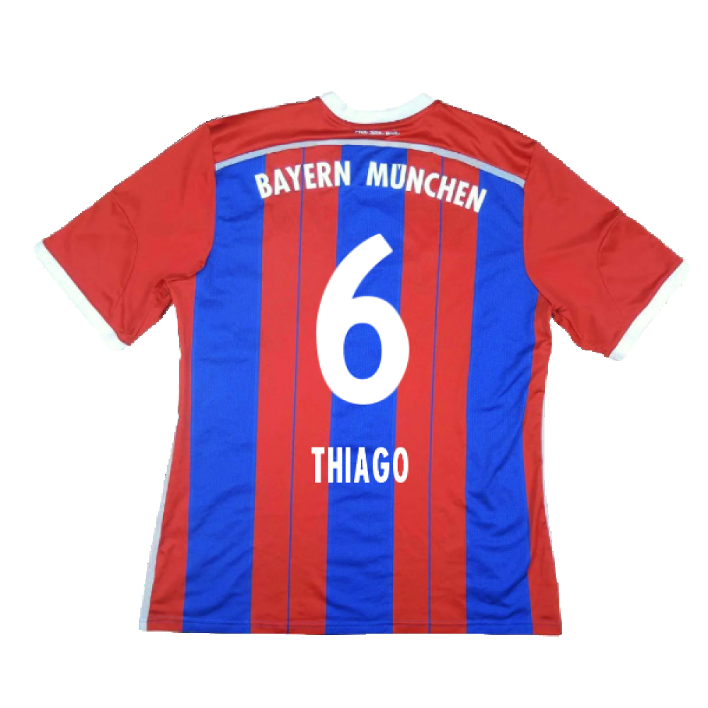 Bayern Munich 2014-15 Home Shirt (S) (Excellent) (Thiago 6)