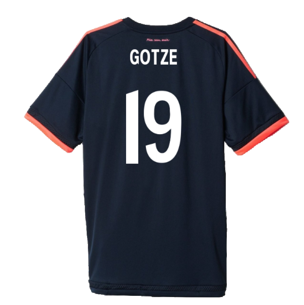 Bayern Munich 2015-16 Third Shirt ((Excellent) S) (Gotze 19)