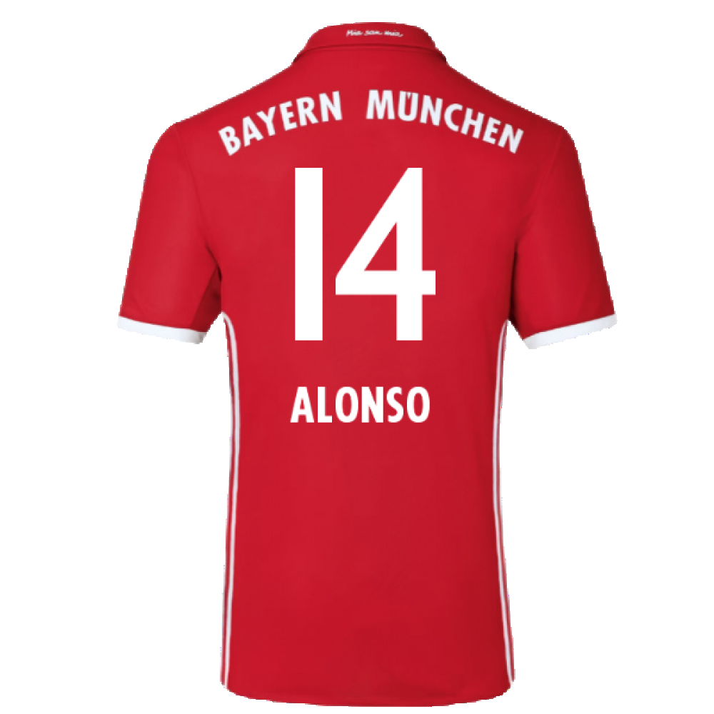 Bayern Munich 2016-17 Home Shirt (Excellent) (Alonso 14)