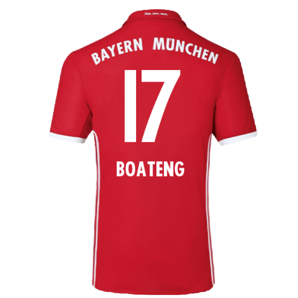 Bayern Munich 2016-17 Home Shirt (Excellent) (Boateng 17)