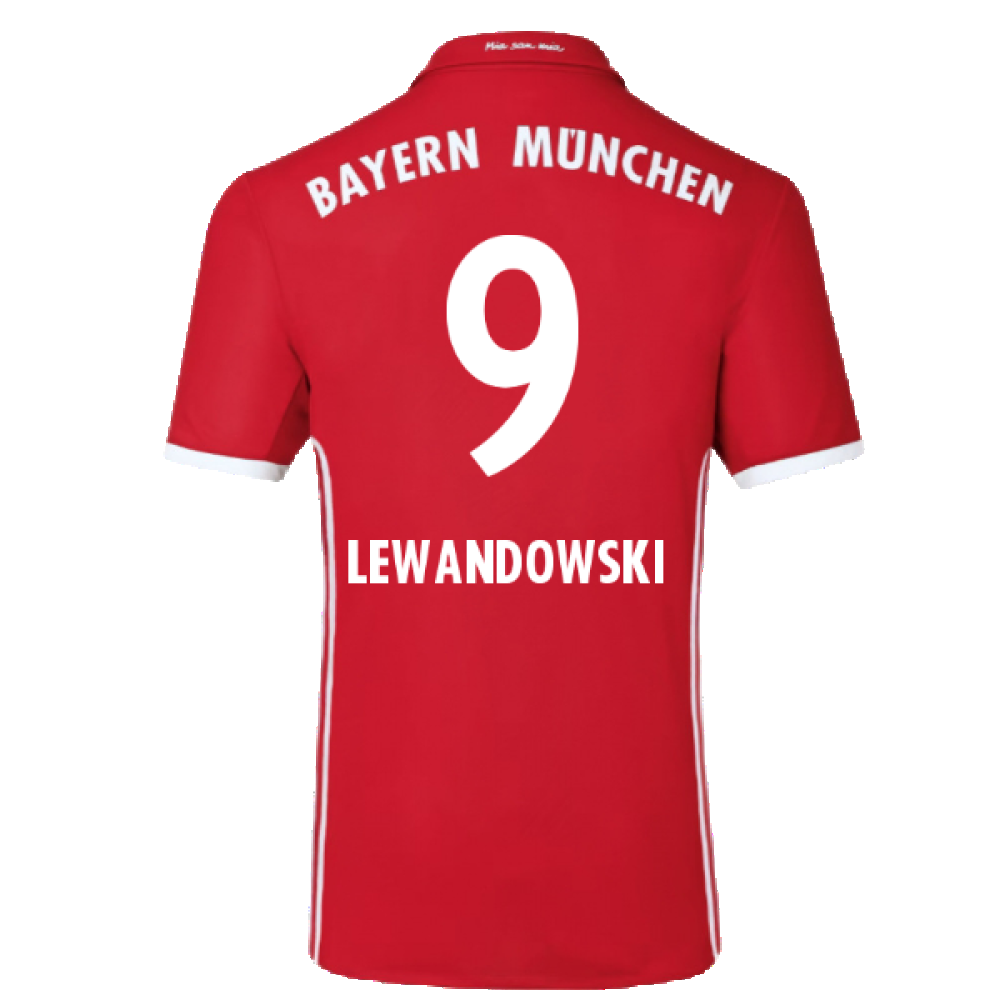 Bayern Munich 2016-17 Home Shirt (Excellent) (Lewandowski 9)