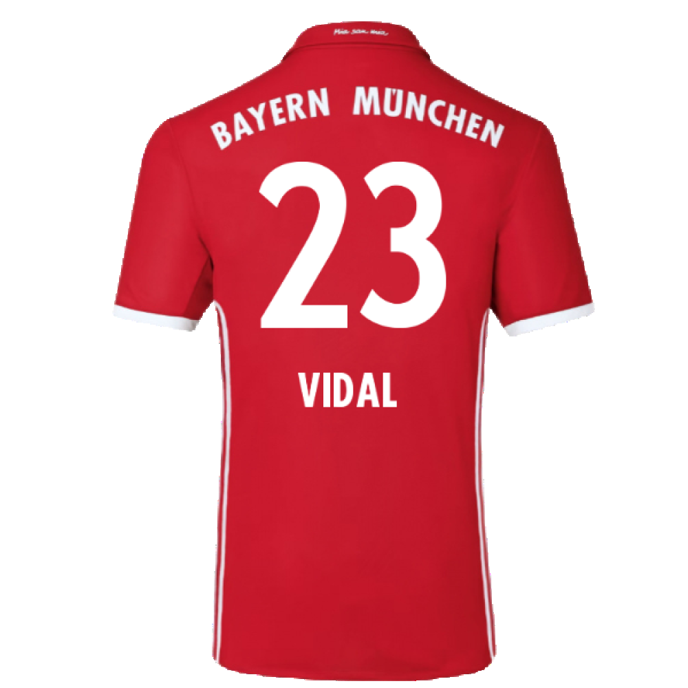 Bayern Munich 2016-17 Home Shirt (Excellent) (Vidal 23)